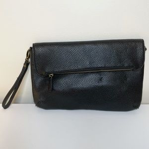 G.H. Bass & Co Black Bag with Zip & Strap